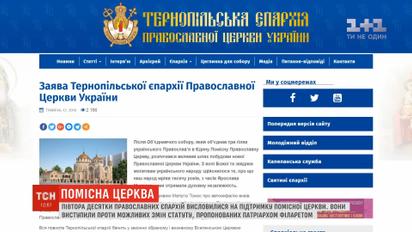 Полтора десятка православных епархий высказались в поддержку ПЦУ