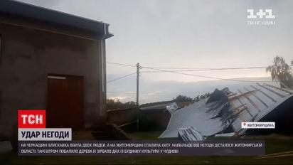 Новости Украины: в Черкасской области молния лишила жизни двух человек