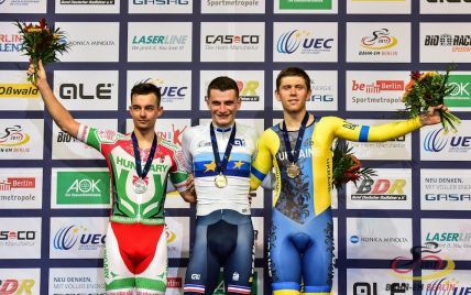 Український велогонщик виборов "бронзу" чемпіонату Європи