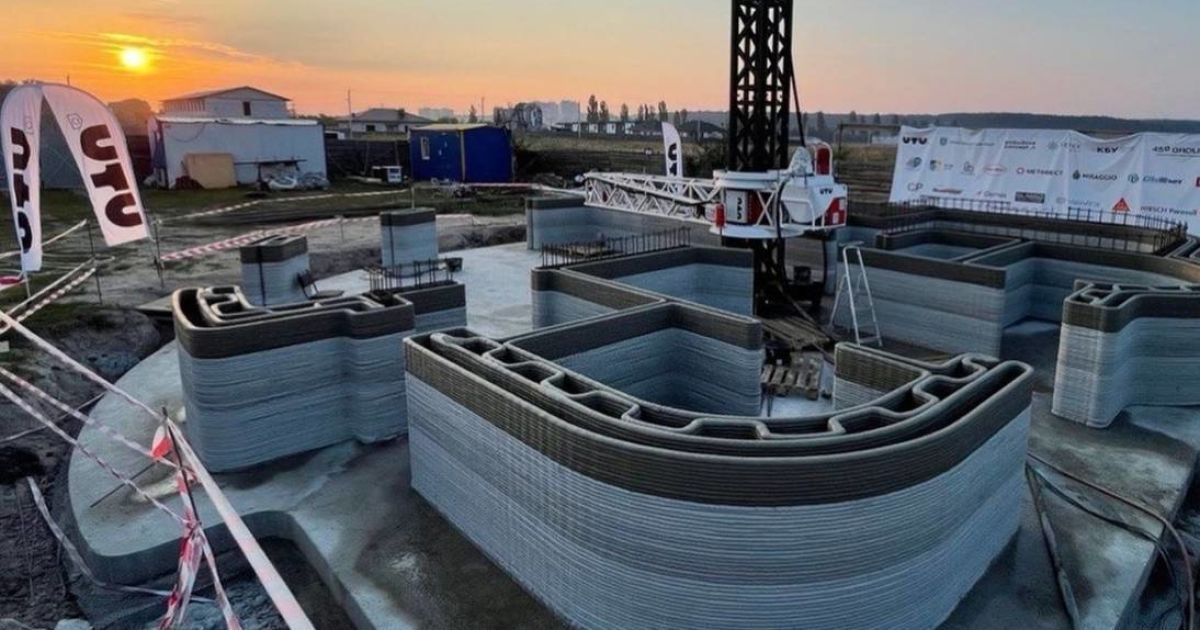 В Україні вперше здали в експлуатацію будинок, побудований на 3D-принтері: його створили за підтримки Метінвесту