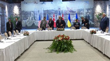 Єрмак оприлюднив відео зустрічі України, США, Туреччини