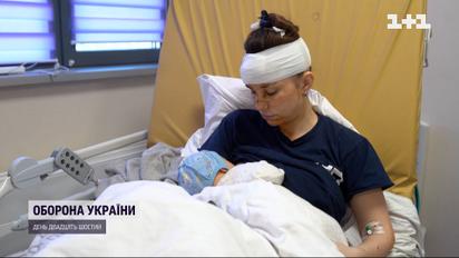 27-летняя киевлянка закрыла собой одномесячного ребенка и получила 25 ранений