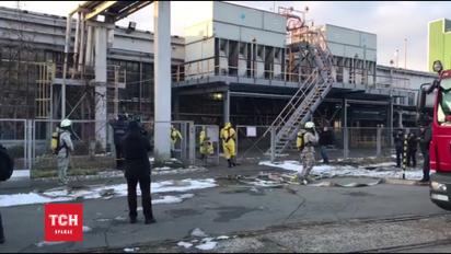 На "Оболоні" тренуються ліквідовувати аварію на хімічно небезпечному підприємстві