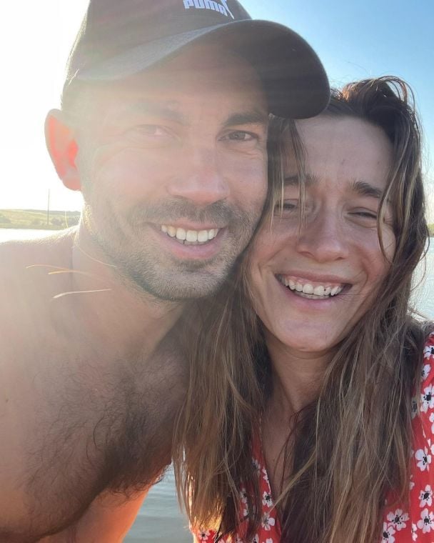 Андрій Бєдняков із колишньою дружиною / © instagram.com/nastyakorotkaya