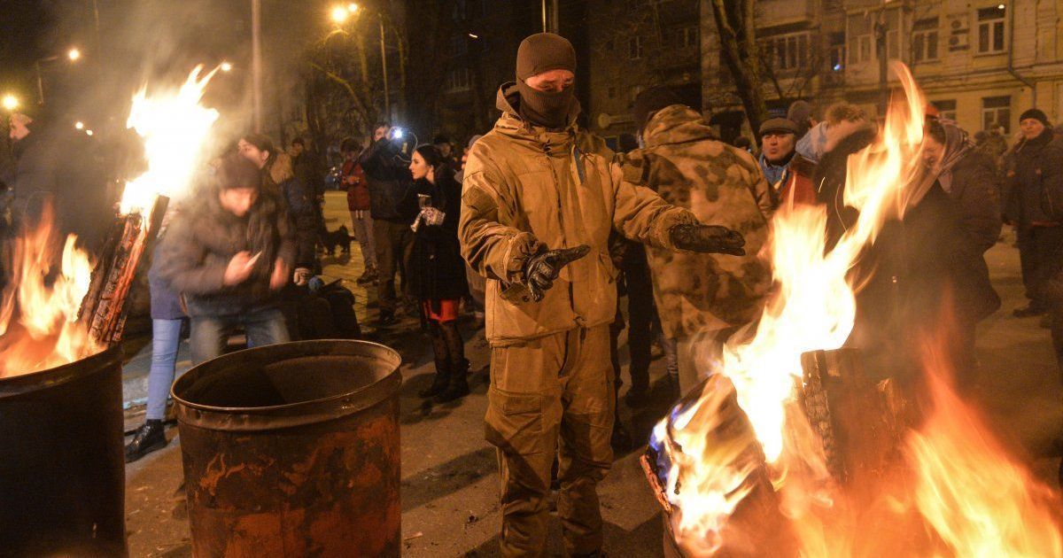 Біля СІЗО із затриманим Саакашвілі перекрили вулицю