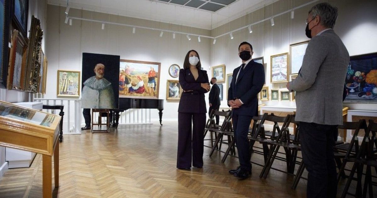 Зеленський анонсував реставрацію Одеського національного художнього музею