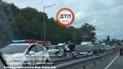На Наддніпрянському шосе у Києві через ДТП утворився великий затор