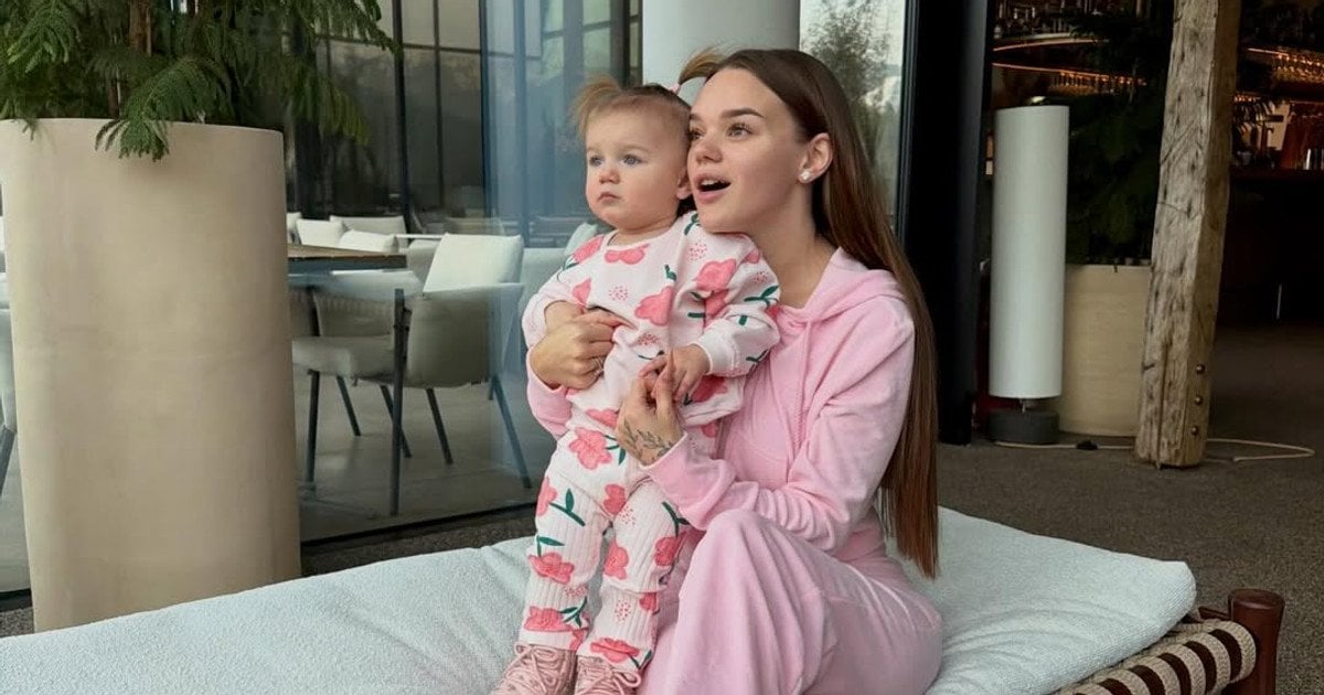 Юлия Верба с дочерью