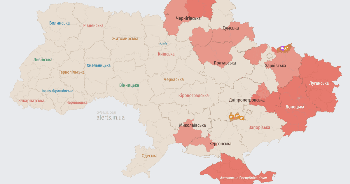 Мапа тривог