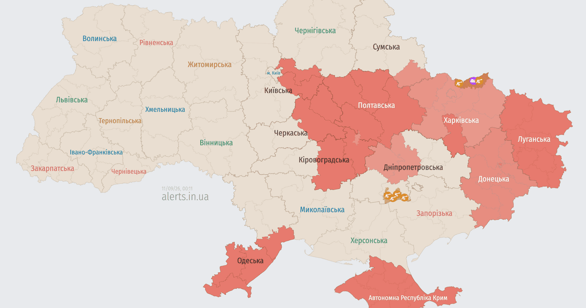 Мапа тривог