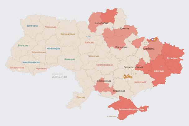 Ворог атакує Україну ударними БпЛА: напрямок руху