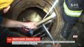 Во Львове чрезвычайники развернули спасательную операцию, чтобы вытащить котёнка с коллектора
