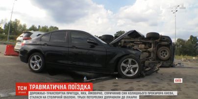 На столичній Оболоні сталася ДТП за участі сина колишнього прокурора Києва