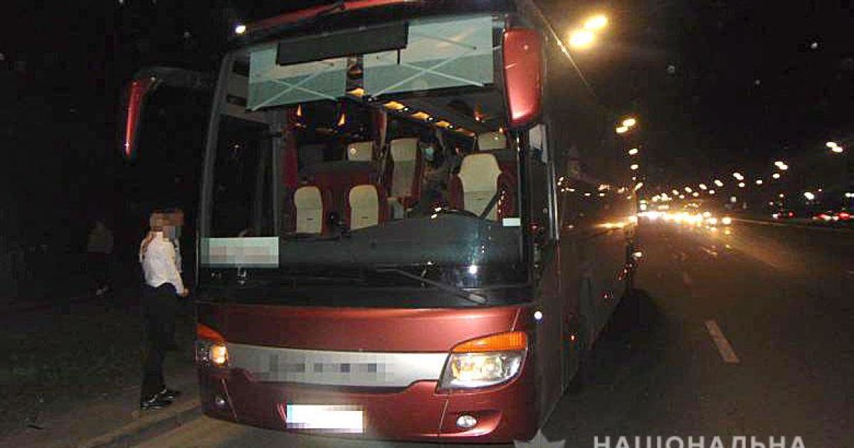 Автобус, напад_1 / © Национальная полиция Киевской области