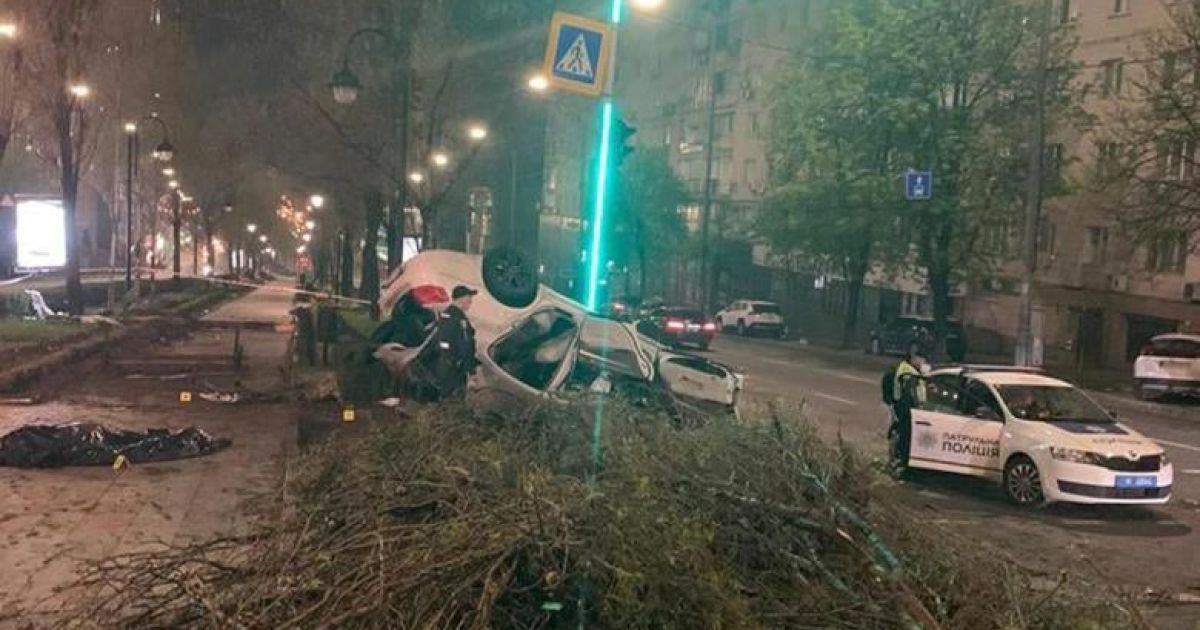 Мажорна ДТП в центрі Києва