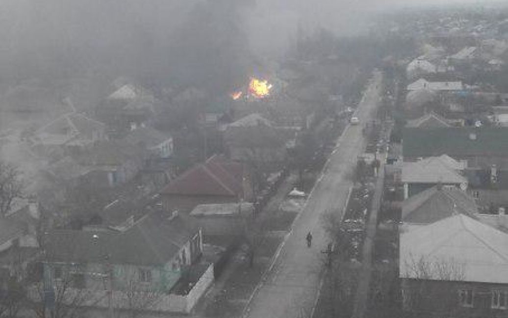 Боевики абстреляли Мариуполь из "Градов" / © twitter.com/290381qwer