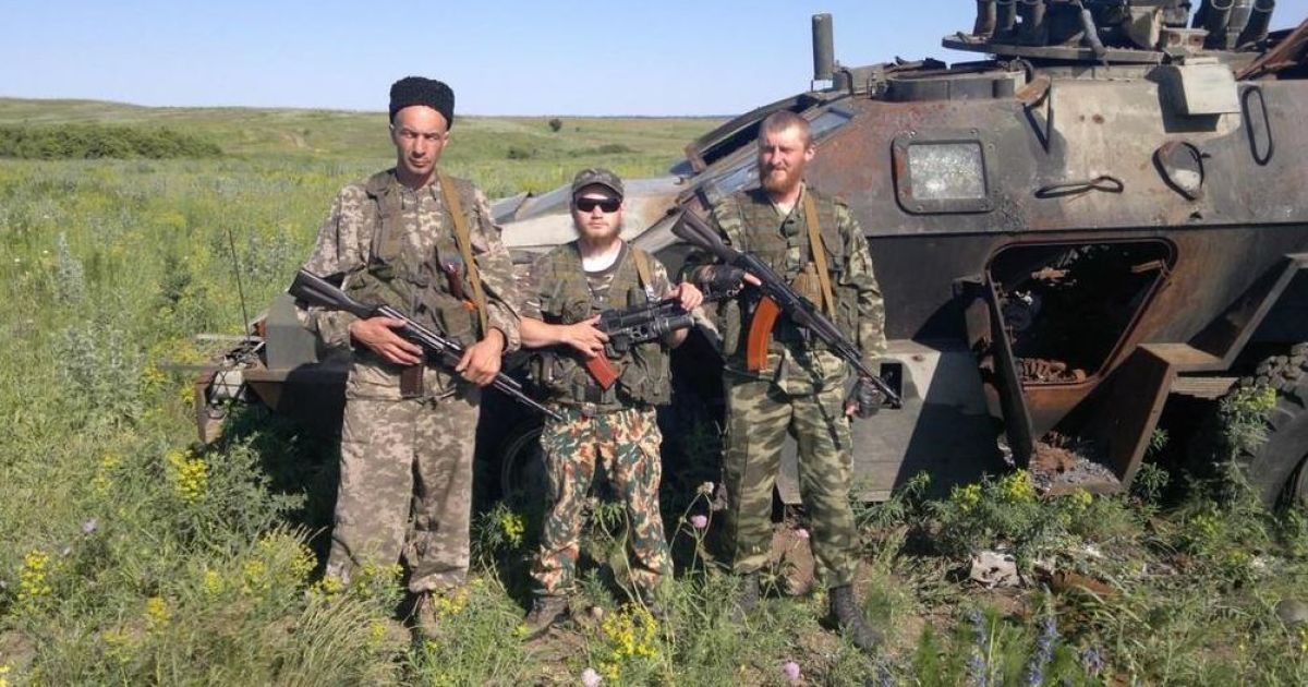 Военные уничтожили вражескую БМП в зоне АТО