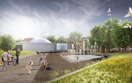 "Сухой" фонтан и аллея сакур: как будет выглядеть Арсенальная площадь после реконструкции