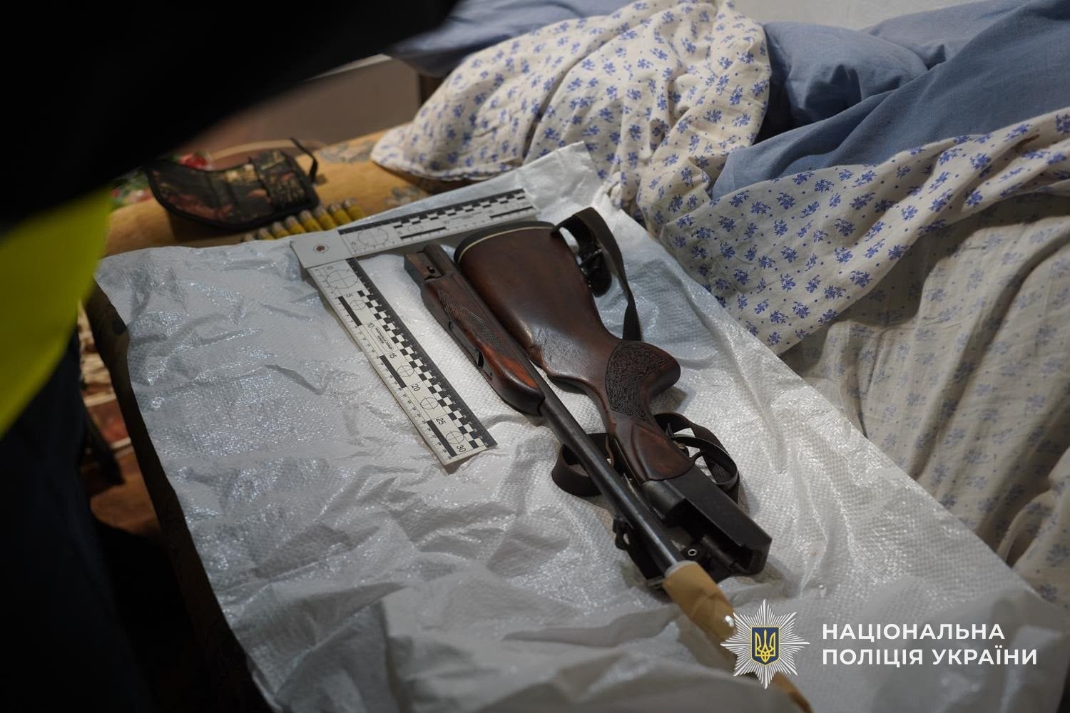 Рушниця підозрюваного / Фото: ГУНП у Закарпатській області