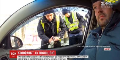 У Харкові патрульний поліцейський подав до суду на блогера за зйомку відео