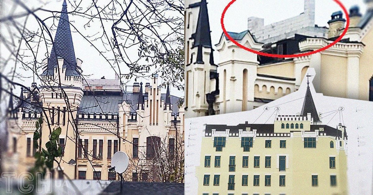 Над Замком Річарда вирішили прибудувати мансарду / колаж ТСН.ua