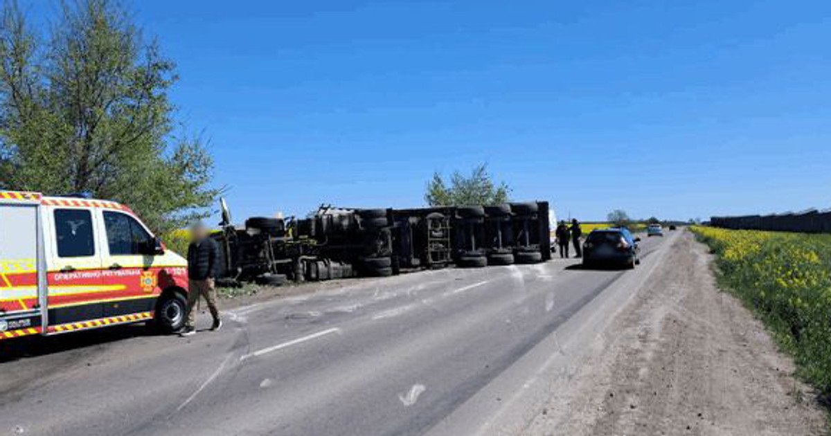 На месте аварии