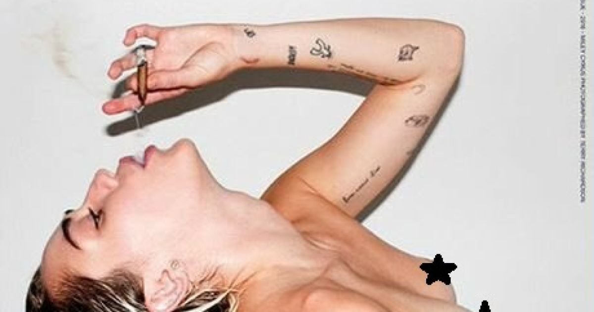 Майлі Сайрус повністю роздягнулася для глянцю / © candy.byluisvenegas.com