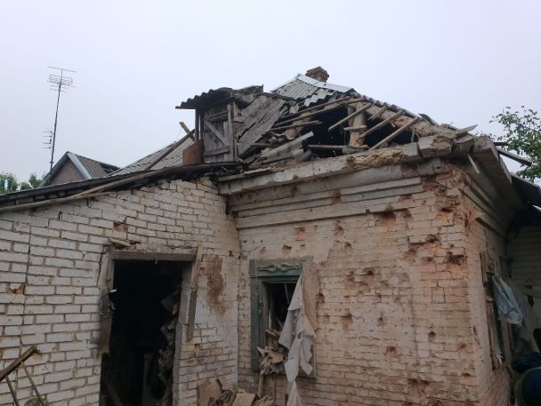 Russian troops attacked Nikopol on May 14. / Photo: Serhiy Lysak, Head of the Dnipropetrovsk Regional Military Administration