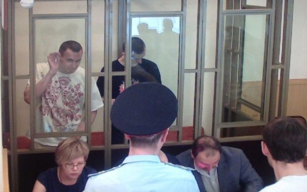 Савченко пришла поддержать Сенцова / © Hromadske.tv