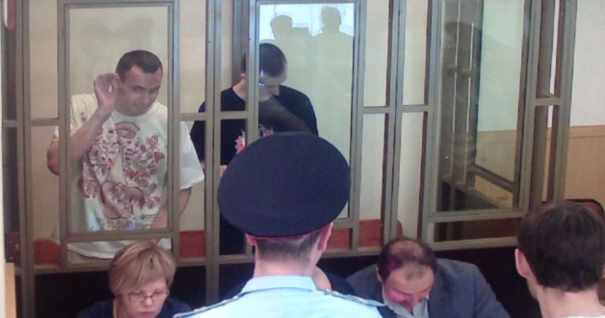 Савченко пришла поддержать Сенцова / © Hromadske.tv