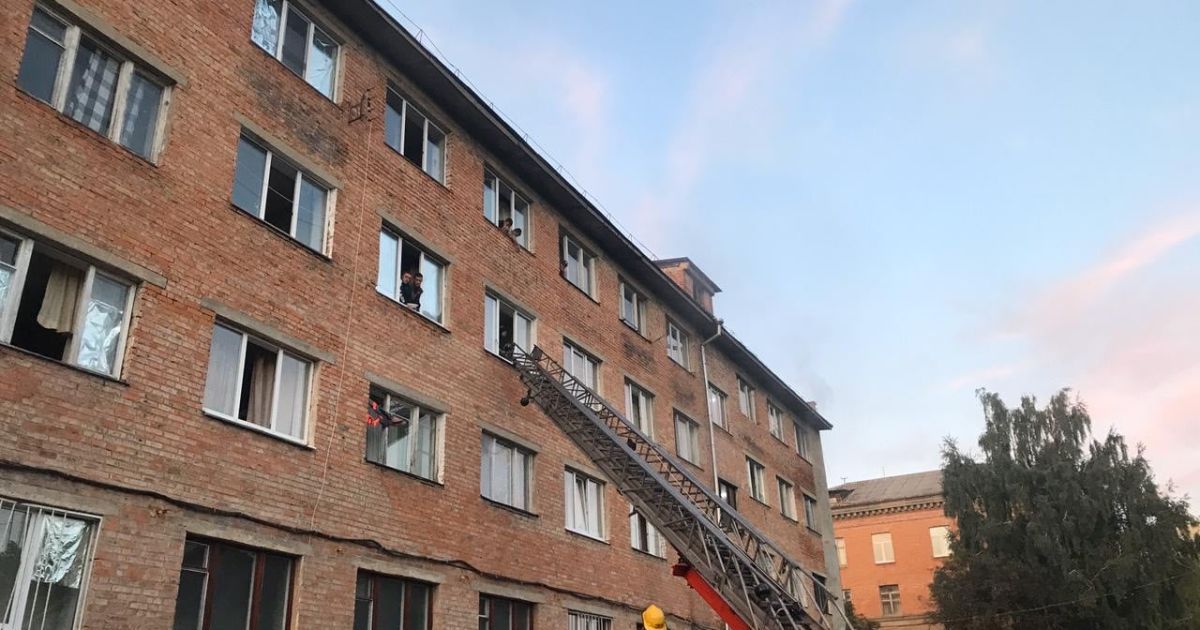 пожежа в умані / © Государственная служба Украины по чрезвычайным ситуациям