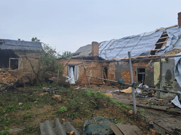 Russian troops attacked Nikopol on May 14. / Photo: Serhiy Lysak, Head of the Dnipropetrovsk Regional Military Administration