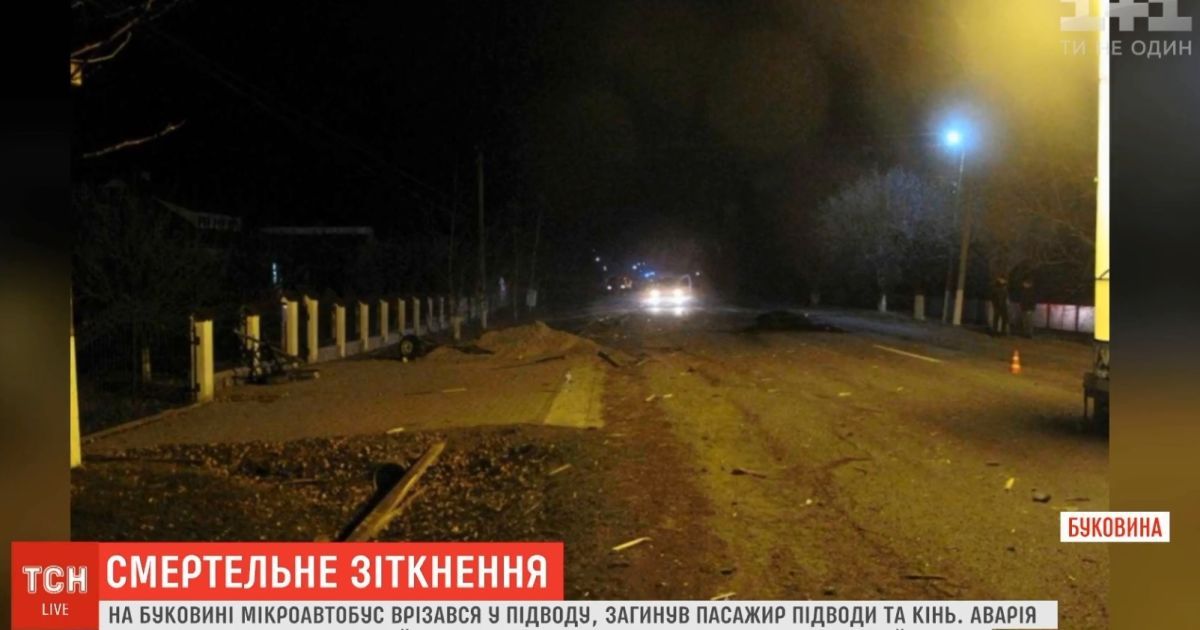 На Буковине произошло смертельное ДТП с повозкой