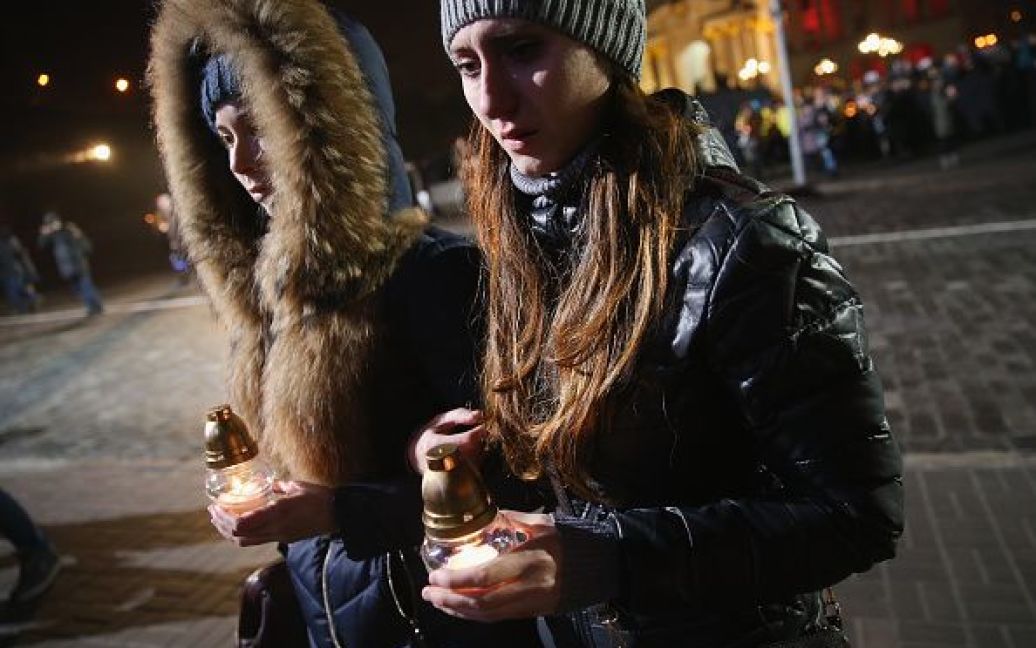У Києві відбулося вшанування героїв Небесної сотні. / © Getty Images