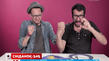 Американці дегустували сало та квашені помідори і кривлялися