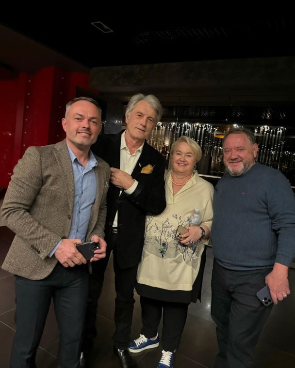 Виктор Ющенко на допремьерном показе фильма "Хазяїн 2. На своїй землі"