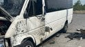 Атакованная маршрутка в Запорожье