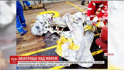 Авіатроща в Індонезії: з Яванського моря дістають уламки пасажирського літака