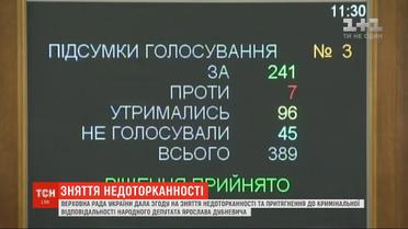 Рада сняла неприкосновенность с нардепа Дубневича и позволила его арест