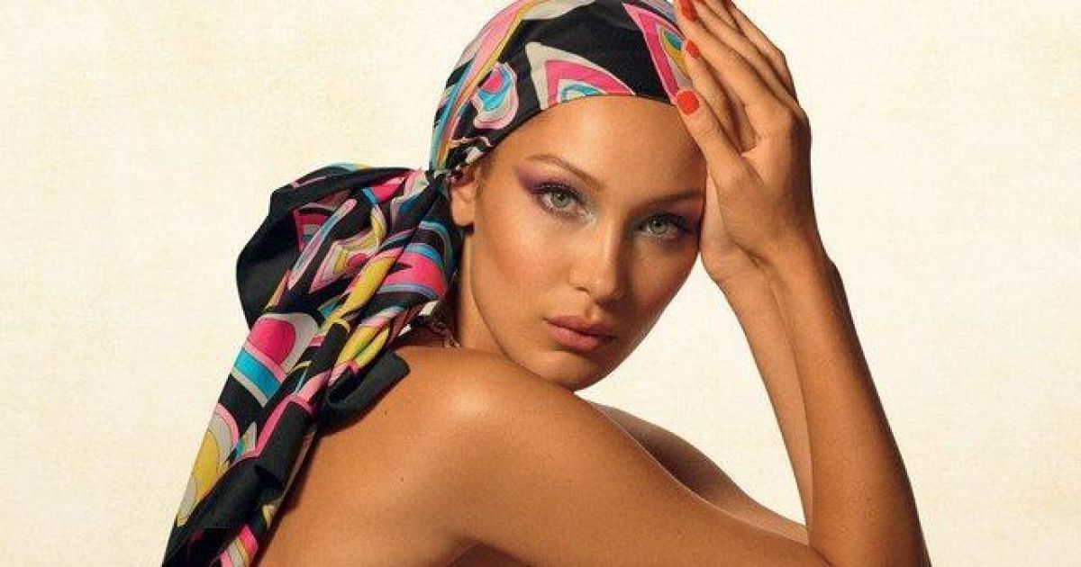 В кружевном боди: сексуальная белла хадид появилась на обложке vogue brazil