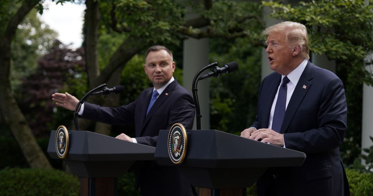 Анджей Дуда и Дональд Трамп.
