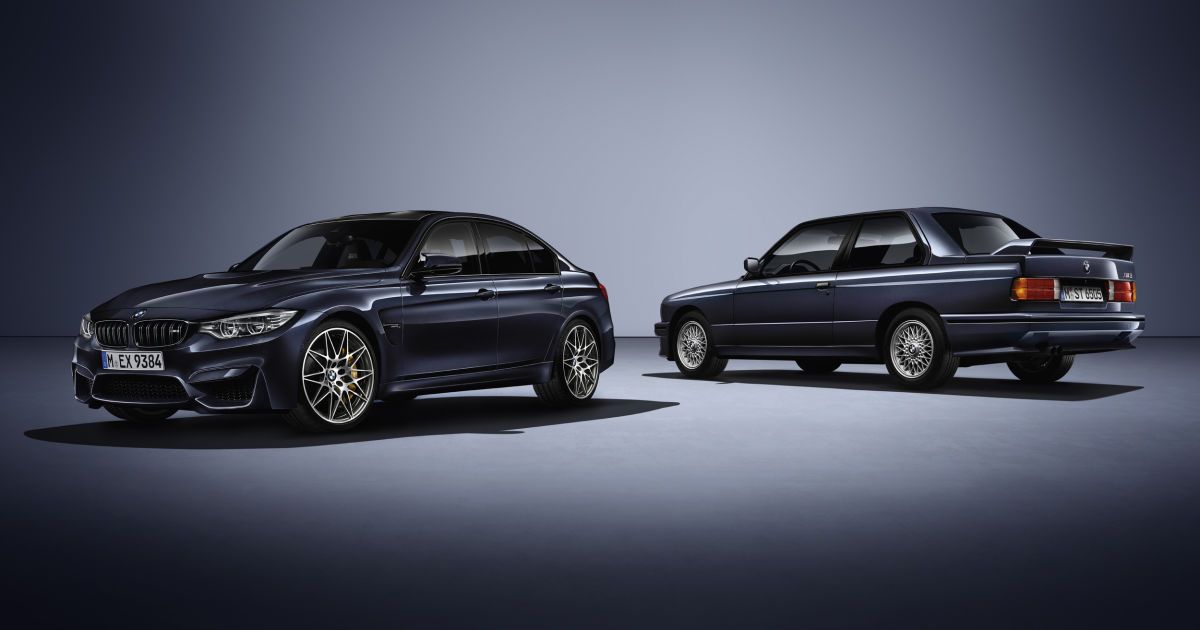 Баварцы выпустили юбилейную версию BMW M3