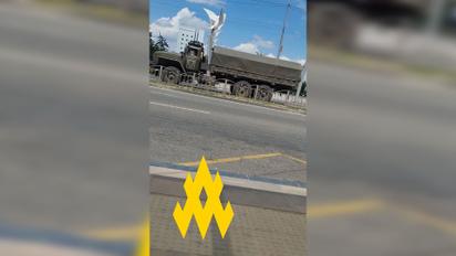 У Маріуполі помітили велику колону із пораненими окупантами