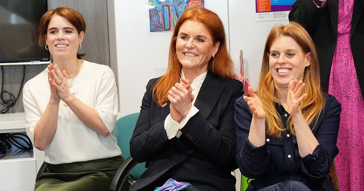 Сара з дочками Євгенією та Беатріс