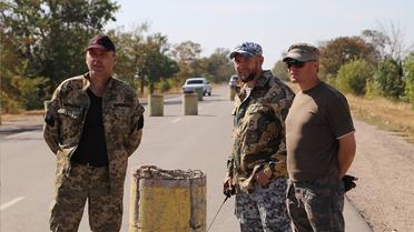В Крыму стартовала бессрочная блокада полуострова. / © Громадське ТБ