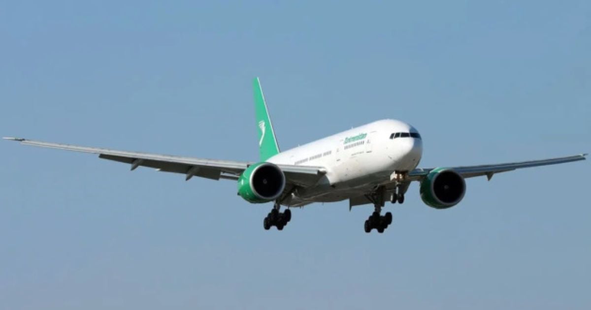 Самолет Turkmenistan Airlines. Фото иллюстративное