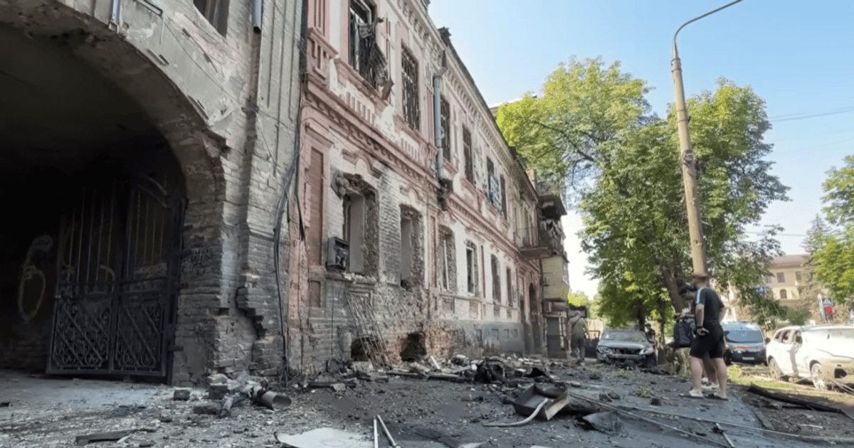Последствия атаки на Запорожье