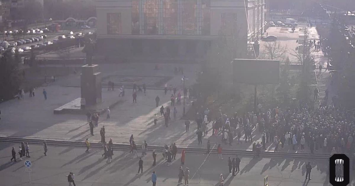 Мітинг росіян в Орську / Фото: російські телеграм-канали