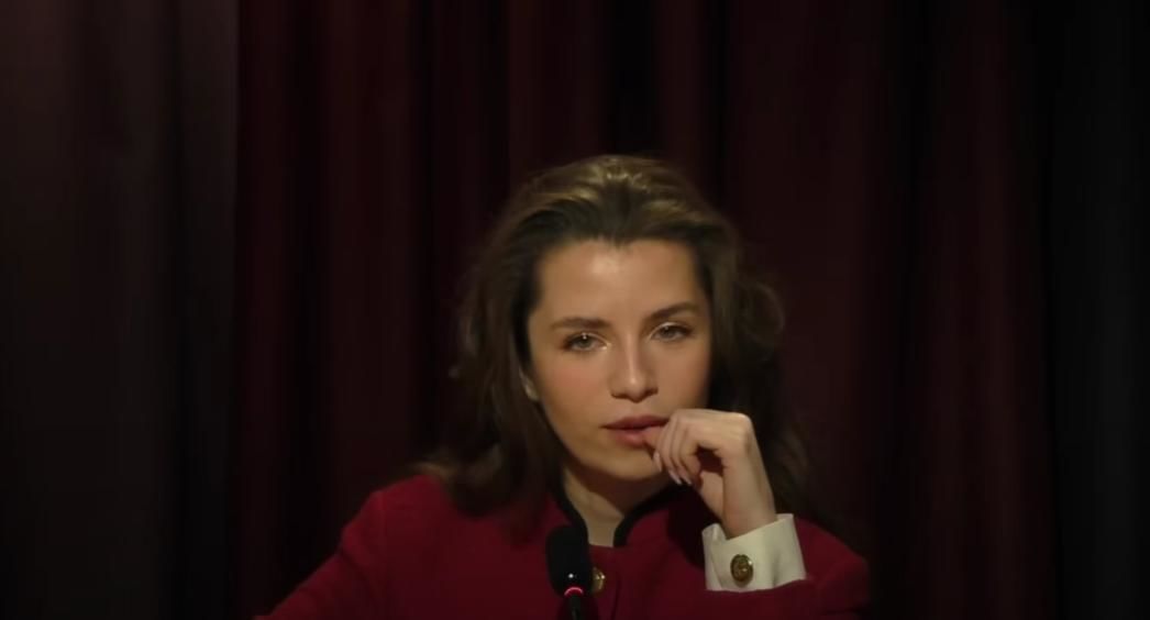 Кристина Соловий и Сергей Жадан во время интервью в 2021 году / © 