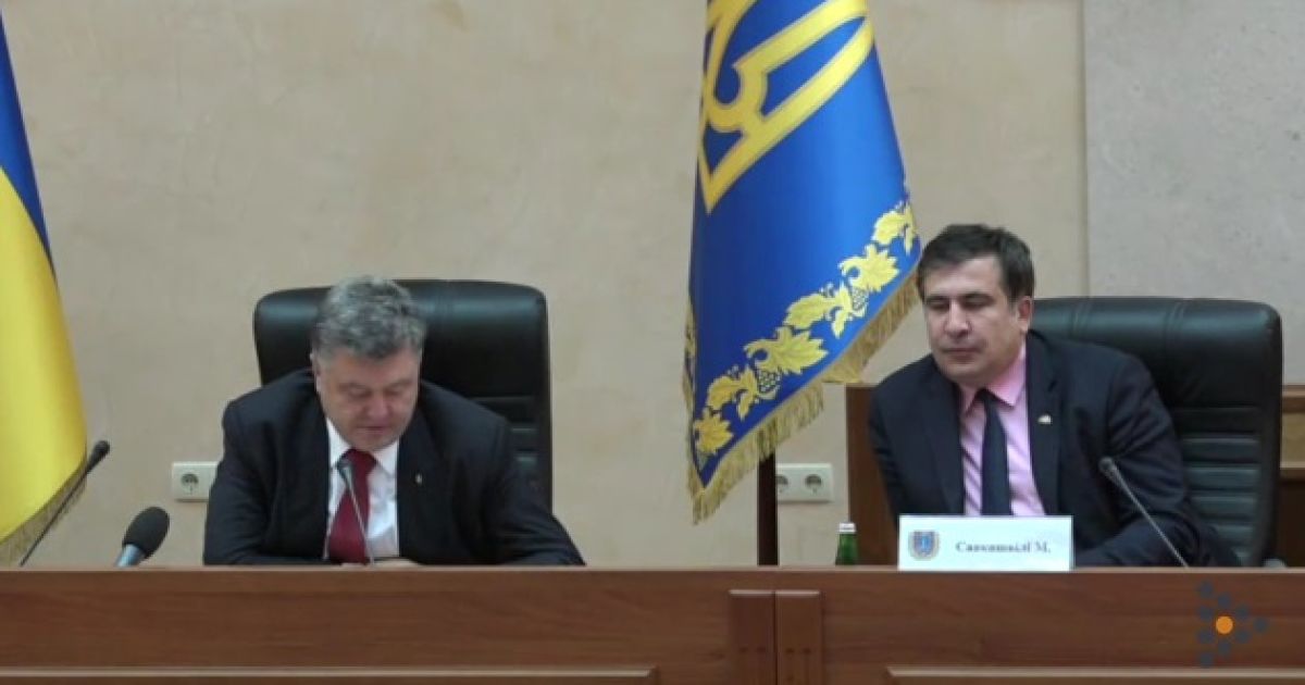 Порошенко рассказал, чего ожидает от Саакашвили уже через год